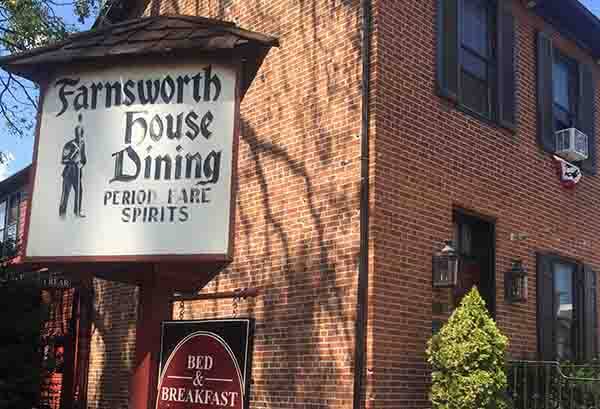 Farnsworth House Inn Restaurant and Sweney’s Tavern in Gettysburg, PA